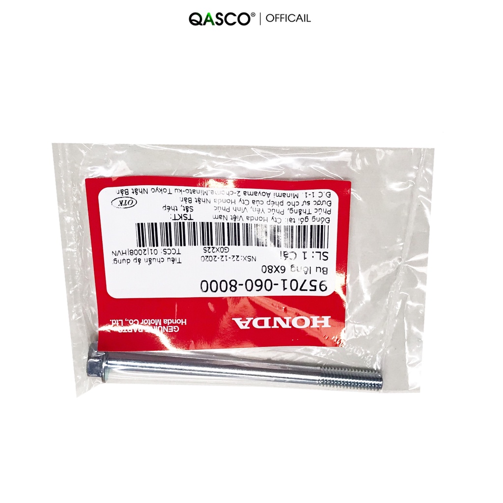 Bu lông HONDA 6x80 dùng chung nhiều xe