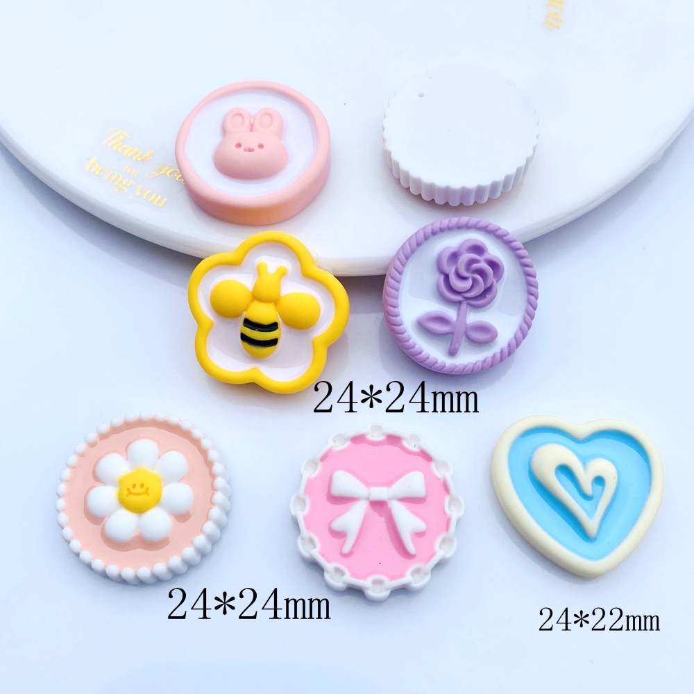 Set 10 Kẹp Tóc Hình Chú Ong Dễ Thương Dùng Trang Trí Điện Thoại/ Đồ Thủ Công