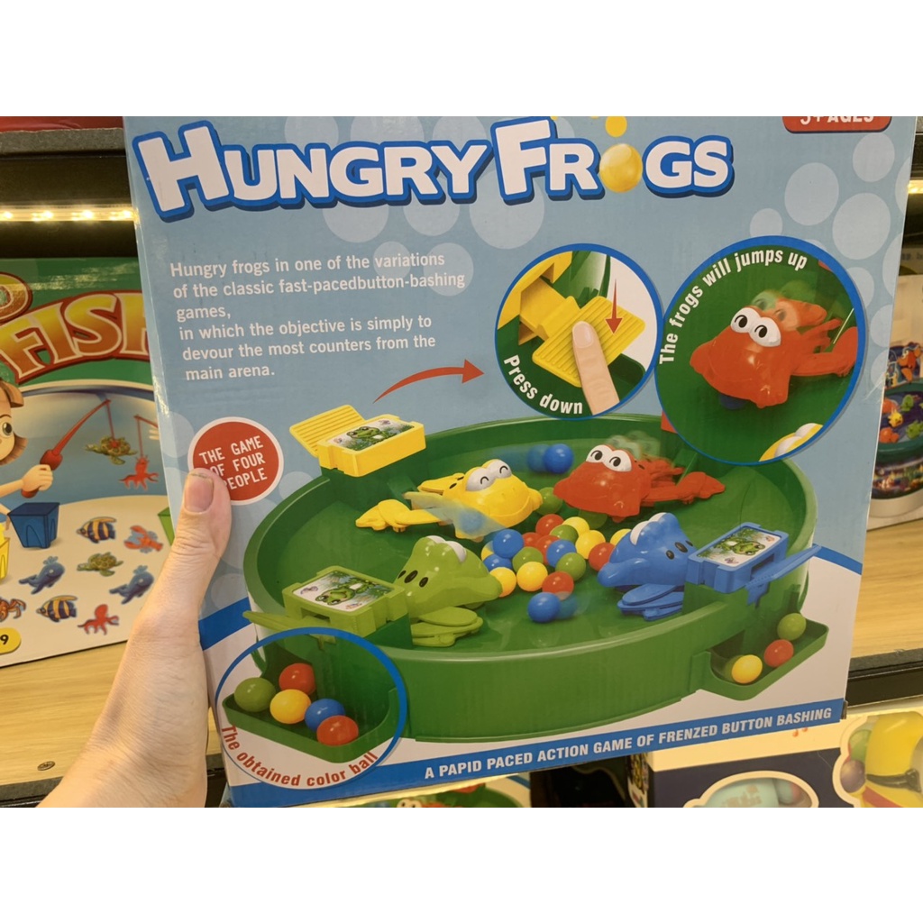 Đồ Chơi Ếch Ăn Kẹo-Hungry Frogs cho bé