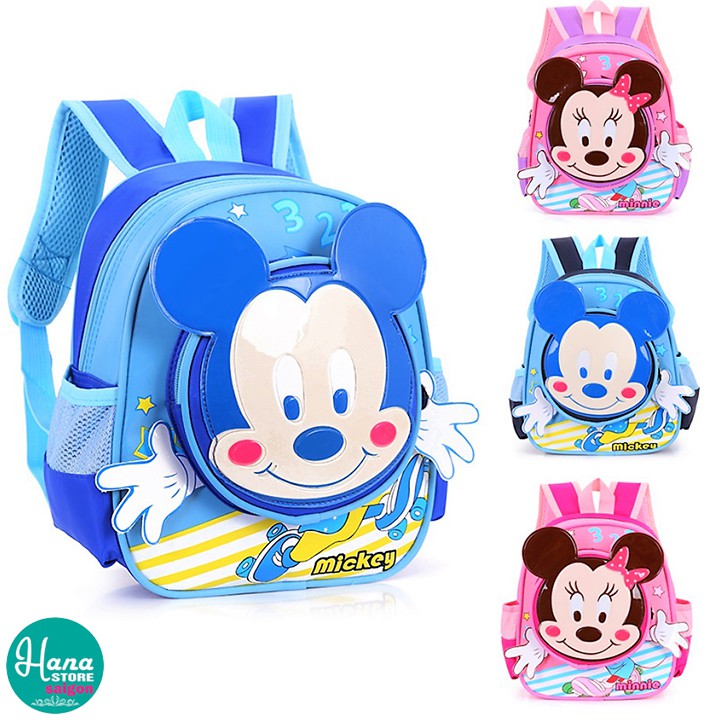 Balo mẫu giáo cho bé hình chuột Mickey & Minnie