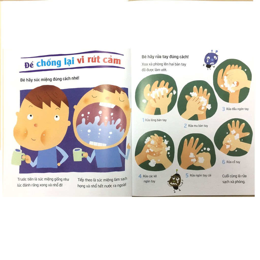 Sách Ehon Nhật Bản - Các bệnh thường gặp tập 1: Tại sao con bị cảm và cúm?
