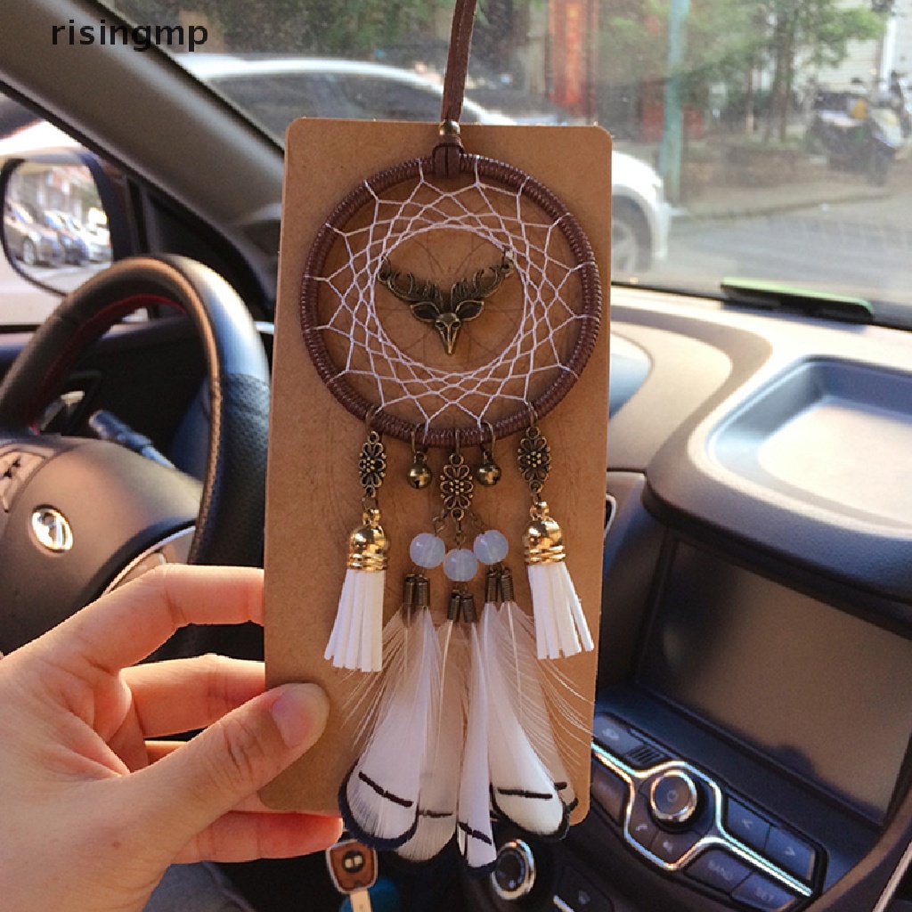 Dream Catcher Treo Tường Trang Trí Phong Cách Ấn Độ ♨Trên đó