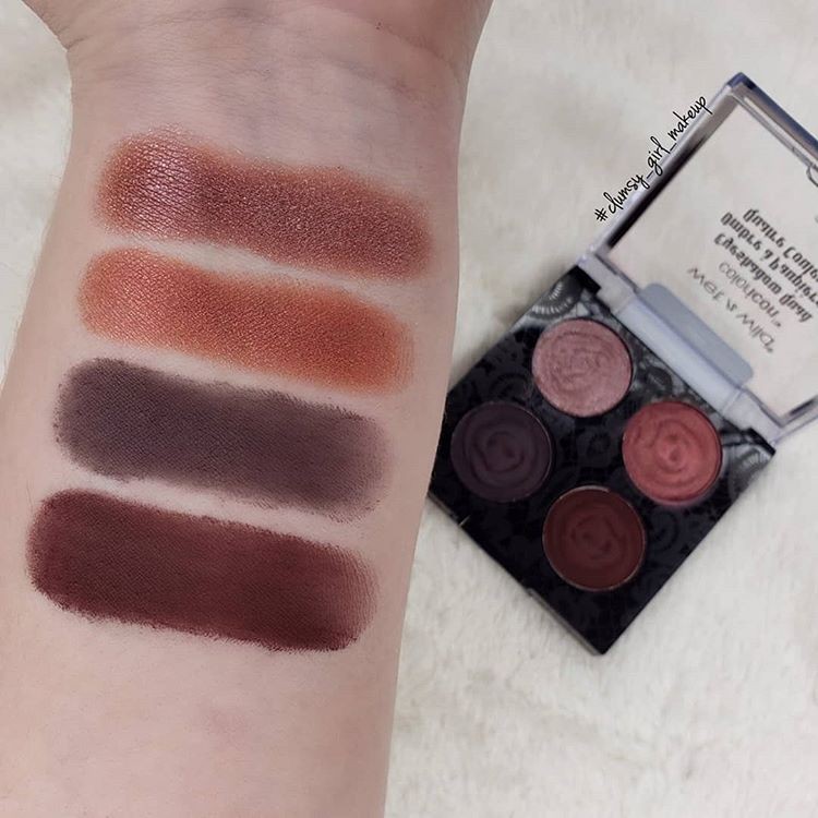 Hộp 4 màu mắt Wet n Wild Bed Of Roses ColorIcon Eyeshadow. (Set 4 màu, hàng xách Usa)