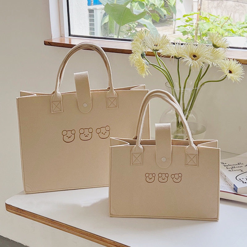 Túi thể thao nữ  Hàn Quốc Tote túi xách tay kích thước lớn túi gấu TTF227