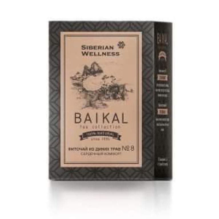 Trà thảo mộc Baikal tea collection.Herbal tea №8 Siberi  tăng cường lưu thông khí huyết tốt tim mạch SBR
