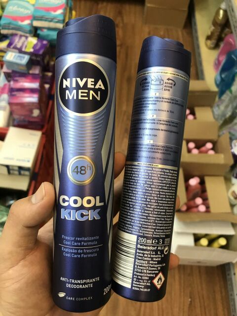 Xịt khử mùi Nivea Đức 200ml cho nam