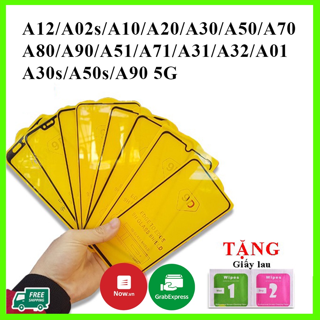 Kính cường lực samsung A32 A22 A52 A72 A51 A71 A14 A31 A02s A02 A12 A11 M11 M51 A21 A21s A80 A70 A70s A90 5G 4G Full màn