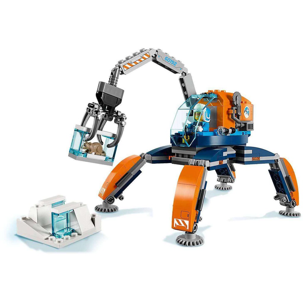 Bela10993 Arctic Ice Crawler Khám phá Bắc Cực Đồ chơi giáo dục xây dựng tương thích LEGO60192 Đồ chơi cho trẻ em Quà trẻ em