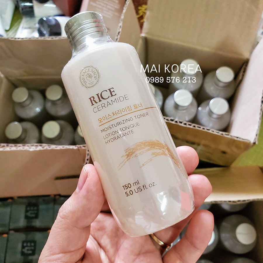 Nước hoa hồng gạo The Face Shop Hàn Quốc