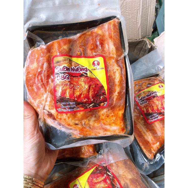 Sườn nướng BBQ 1kg 2 khay (giao nhanh HCM)