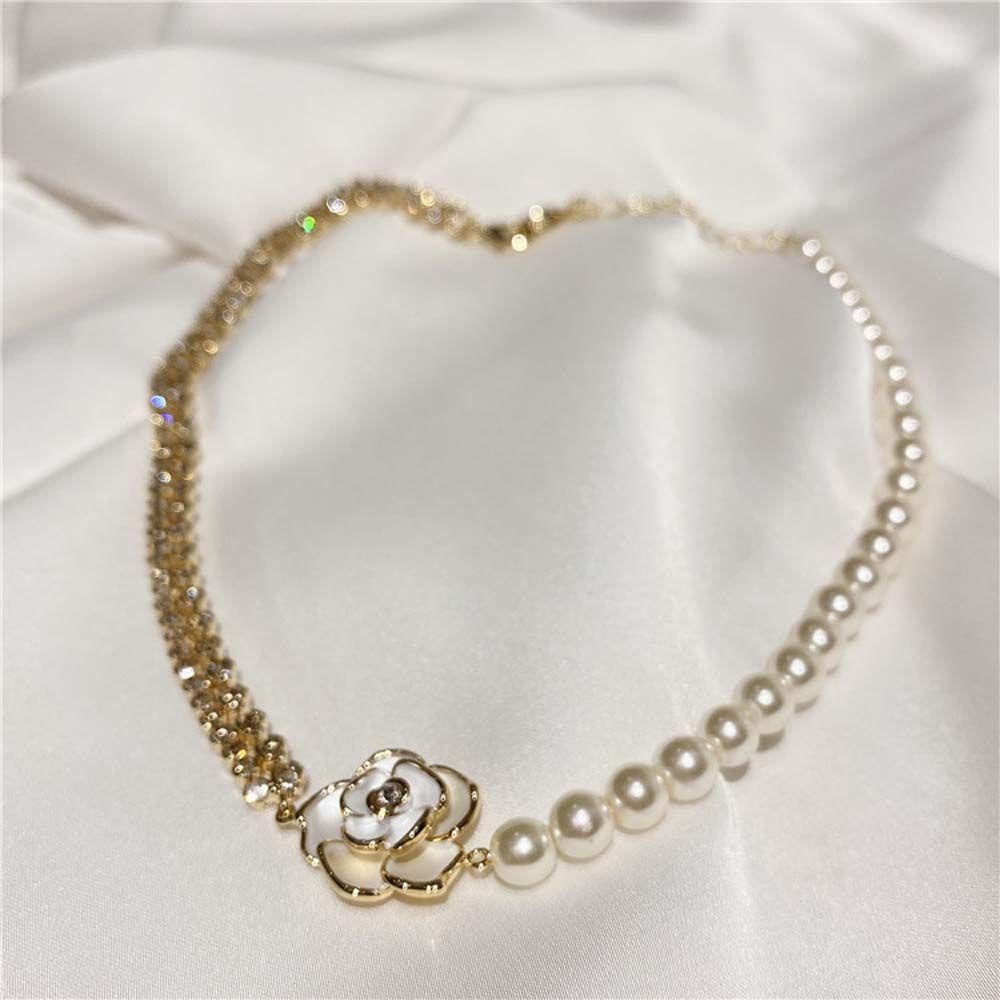 Vòng Cổ Choker Đính Hạt Phong Cách Vintage Thời Trang|Dây Chuyền Phong Cách Baroque Hàn Quốc