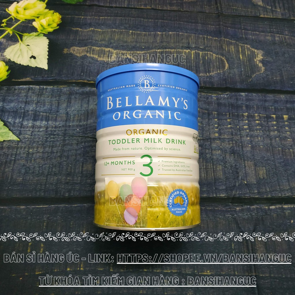 Sữa Bột Bellamy's Organic Số 3 (900g)