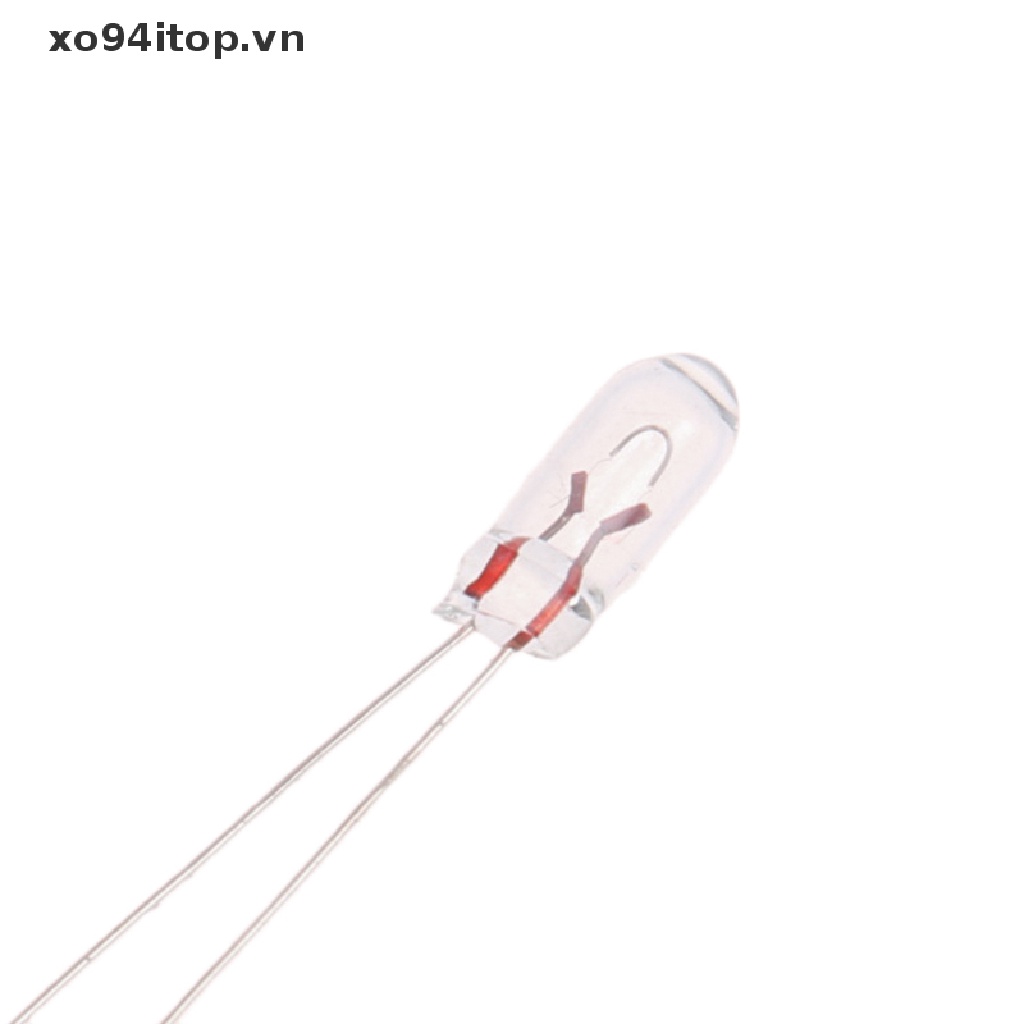 Set 20 Bóng Đèn Sợi Đốt 3 / 4mm 6V 12V Đa Dụng Chất Lượng Cao