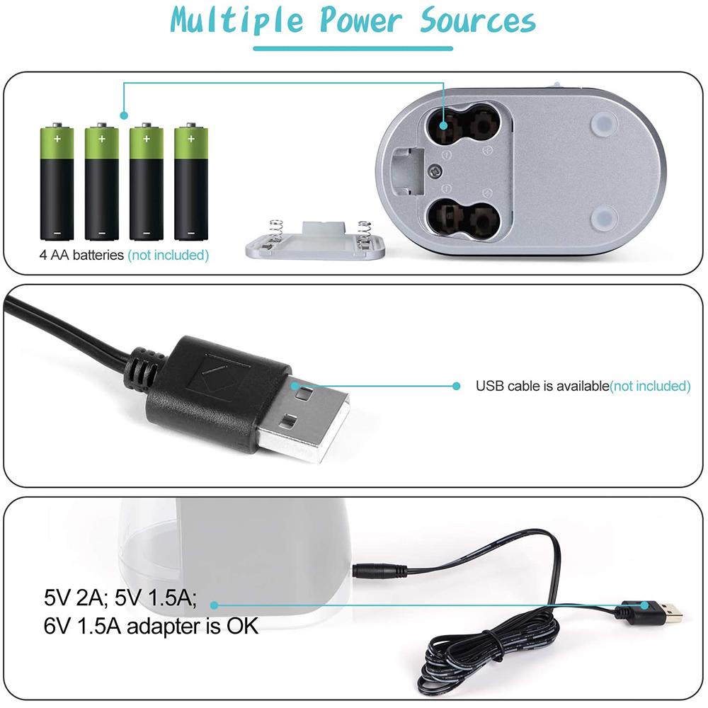 ELEGANT Dụng Cụ Gọt Bút Chì Tự Động Chạy Pin Sạc Cổng USB / USB