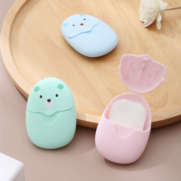 Xà Phòng Giấy Sát Khuẩn Du Lịch Xà Bông Rửa Tay Dạng Miếng Bỏ Túi Tiện Lợi | BigBuy360 - bigbuy360.vn