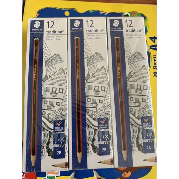 Bút chì Đức sọc đỏ 2B