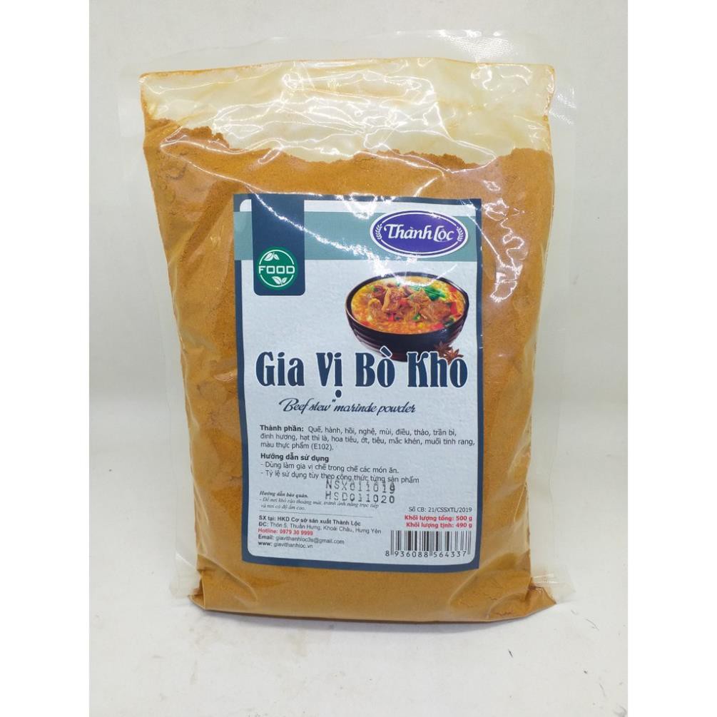 [Giá Hủy Diệt] Gia vị bò kho G500g Gia Vị Thành Lộc