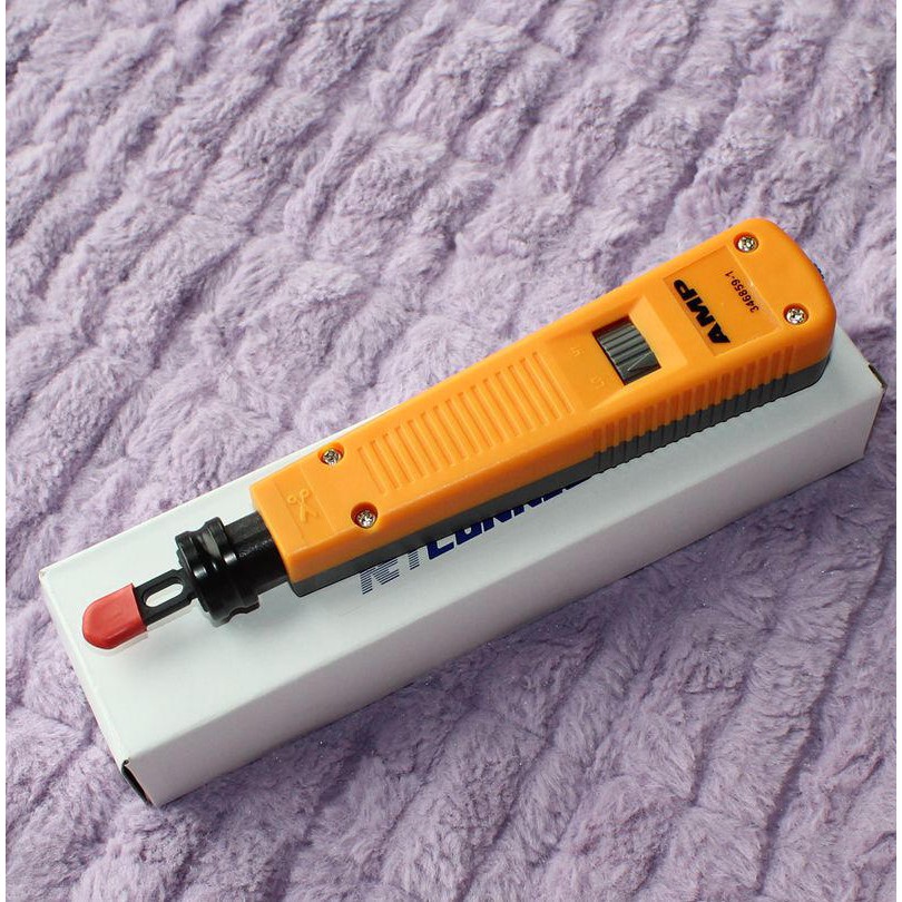 Tool Nhấn Mạng AMP Punch down tool – dụng cụ nhấn cáp vào patch panel & Keystone Jack)
