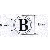 Con dấu chữ B (Chuẩn thông tư 24 Bộ Công An)