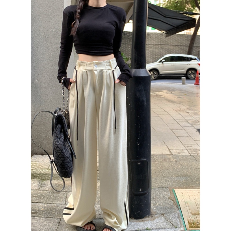 Áo Thun Tay Dài Dáng Ôm Kẻ Sọc Ngang Quyến Rũ Trẻ Trung Cho Bạn Gái