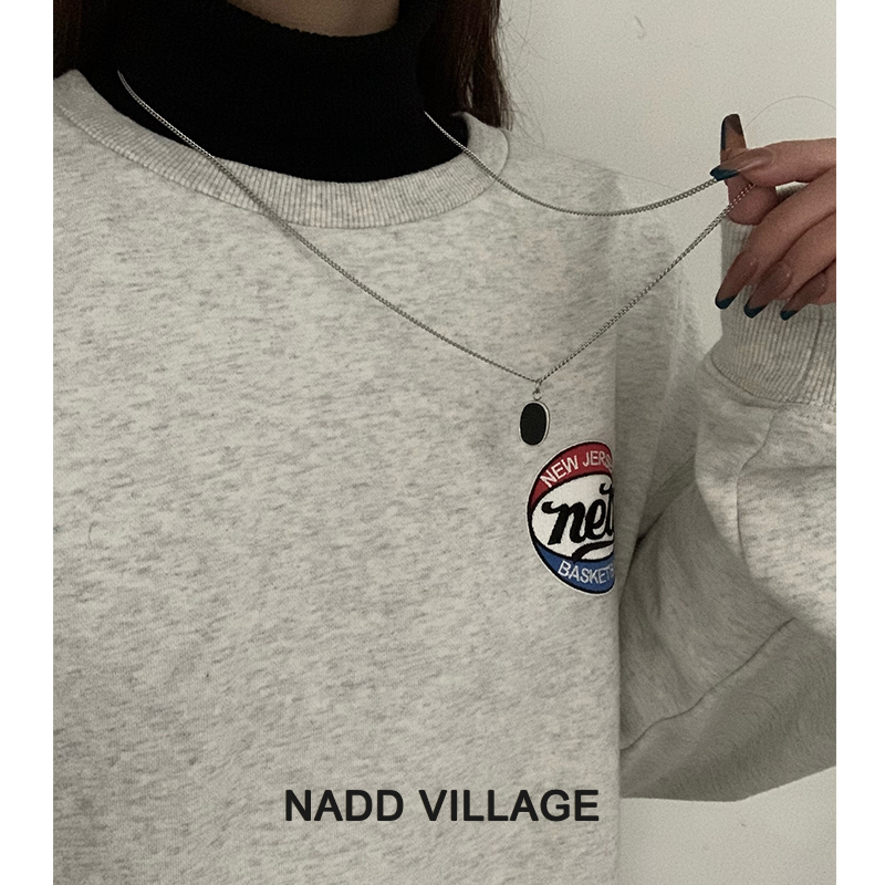 Dây Chuyền Mặt Oval Màu Đen Thời Trang Cho Cặp Đôi 22575