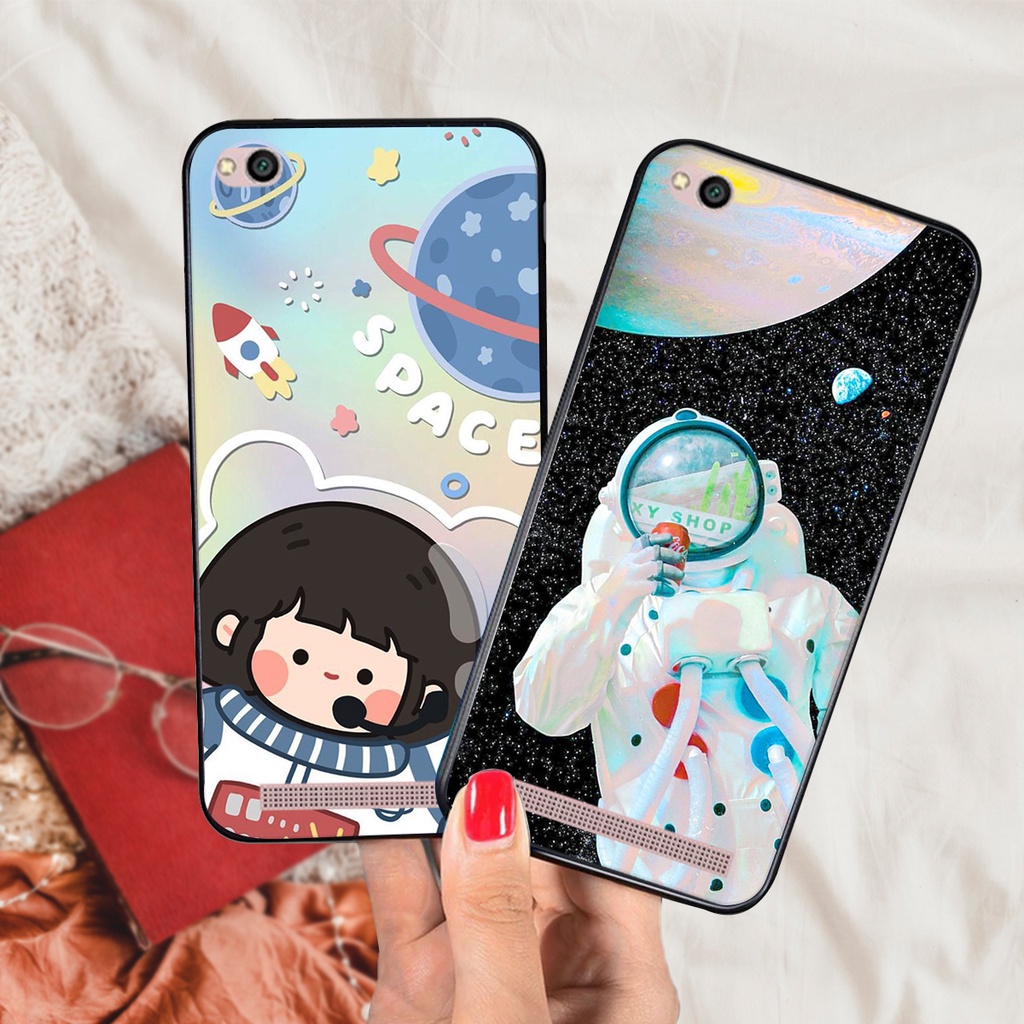 Ốp lưng Xiaomi Redmi 4a - Redmi 5a mẫu ốp phi hành gia