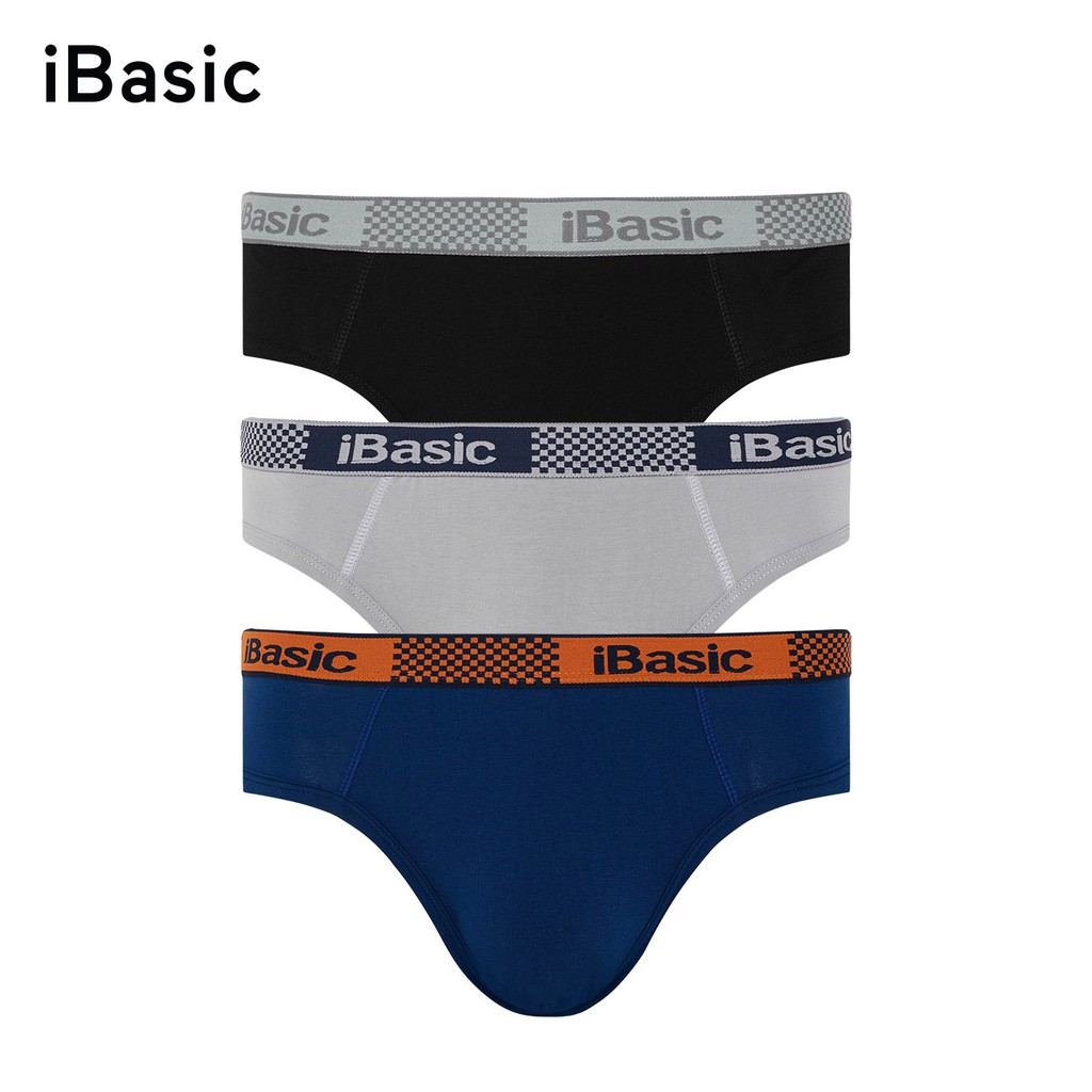 Combo 3 quần lót nam brief iBasic VM021