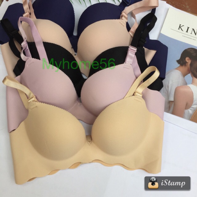 Áo ngực ko gọng đúc su vân ngang chất đẹp,