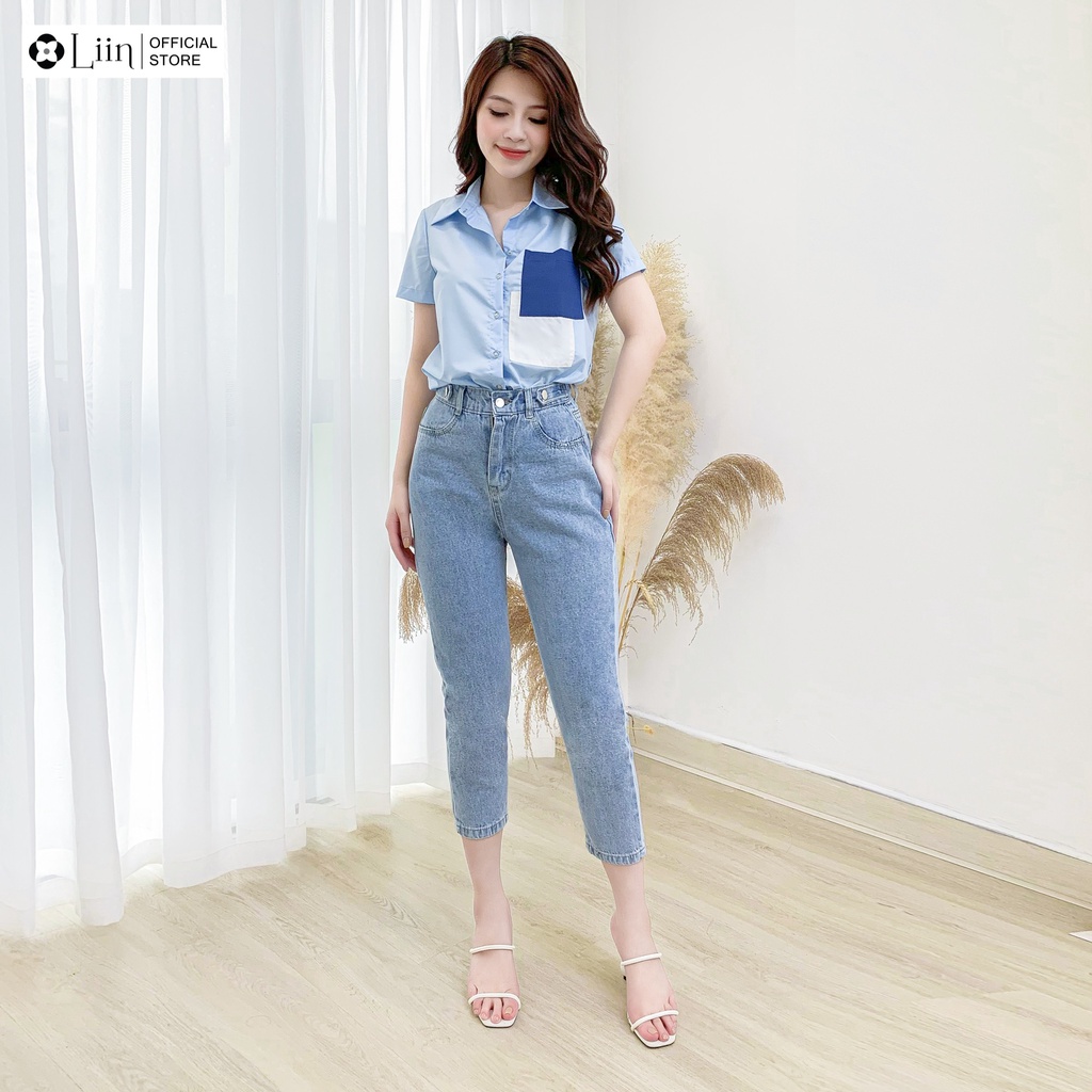 Quần Jean nữ thời trang phong cách trẻ trung, cá tính Liin Clothing Q3533