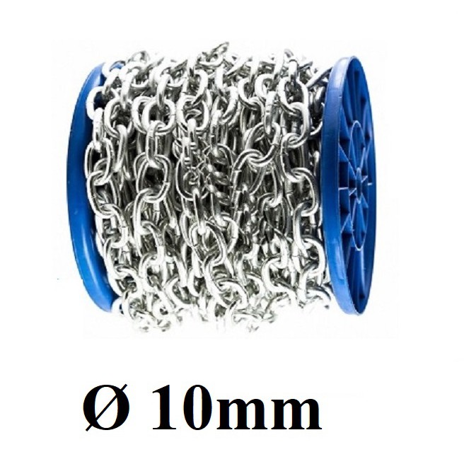 Dây xích sắt mạ kẽm Ø [ 10mm ]
