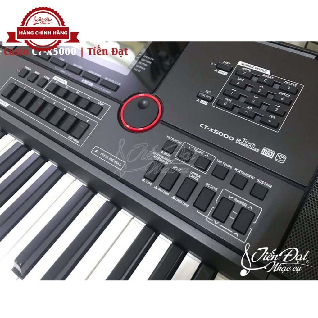 Đàn Organ Casio CT-X5000 Chip Âm Thanh Aix, 61 Phím Kích Thước Chuẩn Bảo Hành 24 Tháng