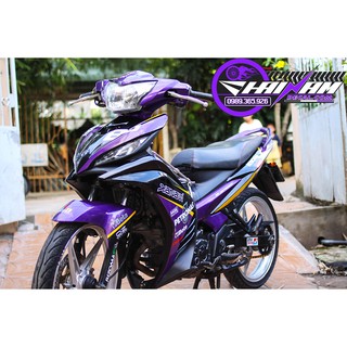 Tem Trùm Exciter 135 Đen Tím NUGA