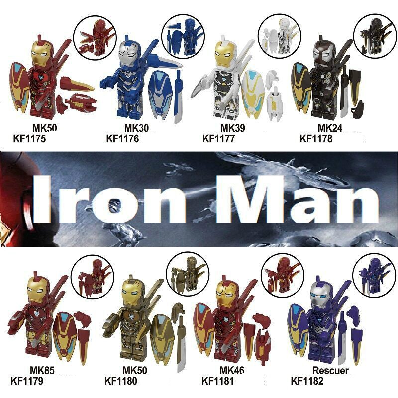 Minifigures Siêu Anh Hùng Iron Man Phiên Bản Mới Nhất KF6093