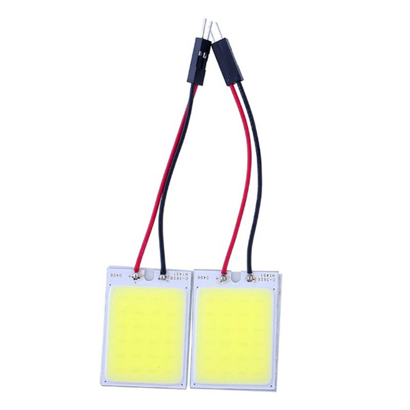 Set 2 đèn 24SMD COB chuyên dụng dùng để gắn trần xe ô tô