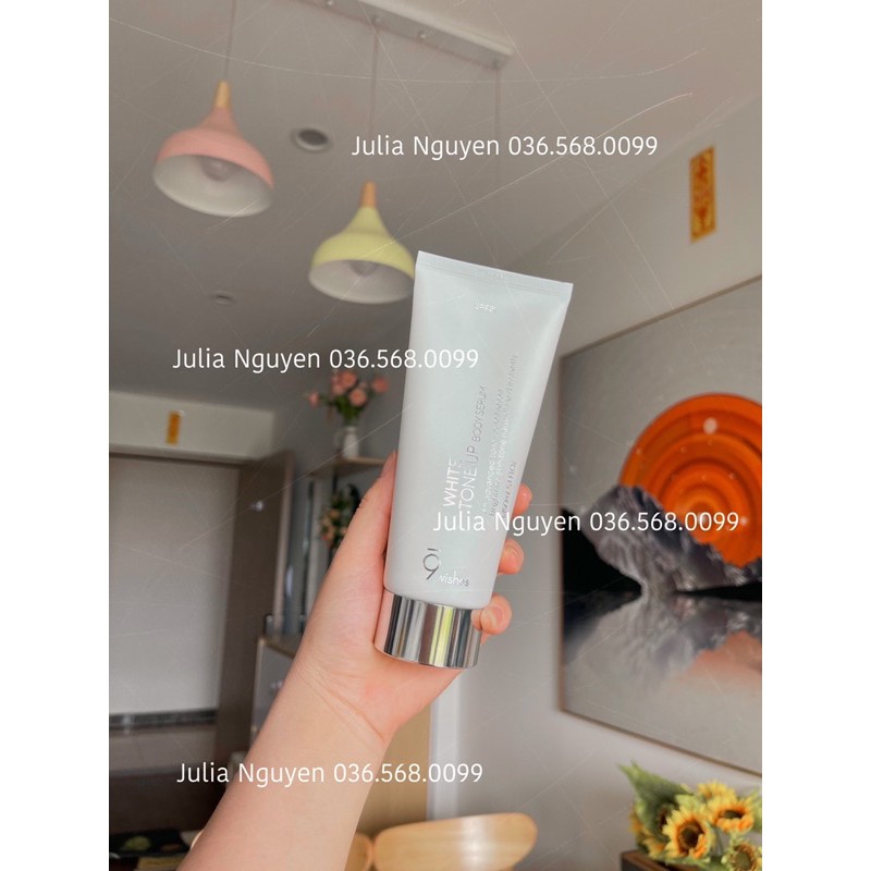 [Có sẵn] Kem 9wishes white tone up body serum