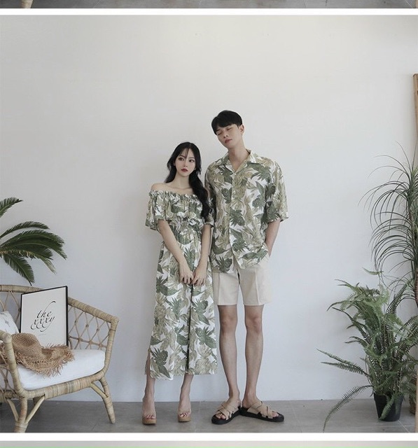 Hình chụp tại shop - set đồ đôi nam nữ họa tiết xinh lung linh nhà Tina