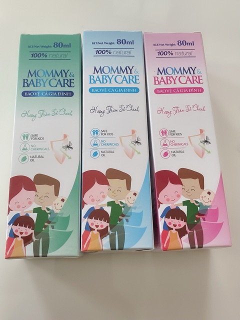 Xịt chống muỗi Momy &amp; Babycare 80ml