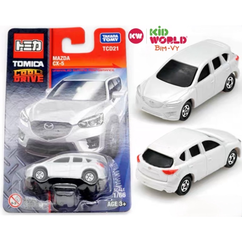 Xe mô hình Tomica Card Mazda CX-5 TCD21. Made in China. Tỷ lệ 1:66.