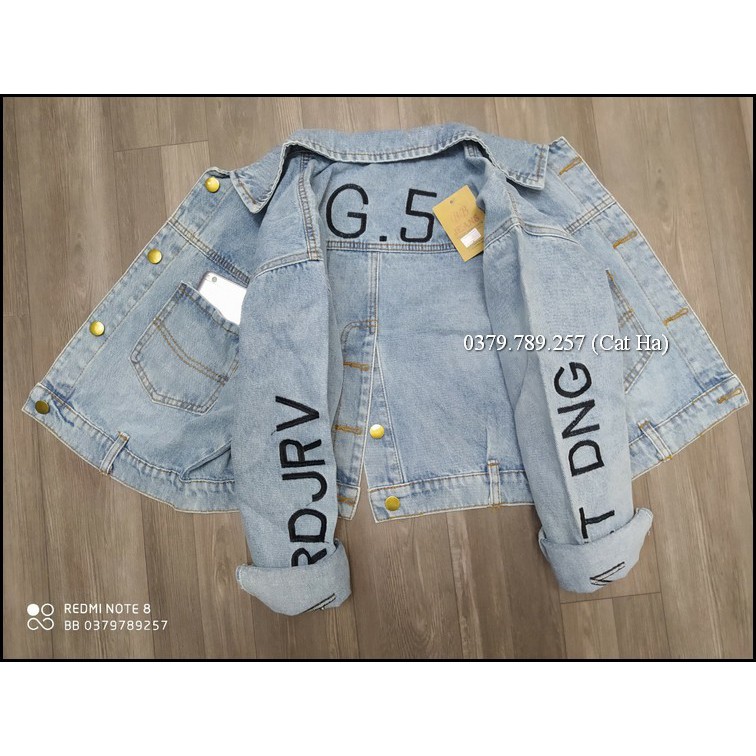 Áo khoác nữ chất jean cao cấp thời trang form dưới 58Kg G5 BB46
