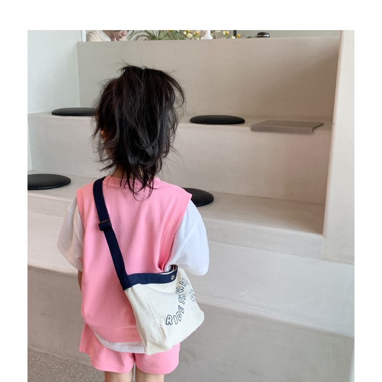 Set áo tanktop mix quần short cho bé gái S885