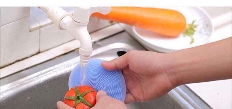 Set 3 miếng rửa bát silicon