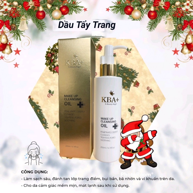 Dầu tẩy trang thiên nhiên KBA 200ml