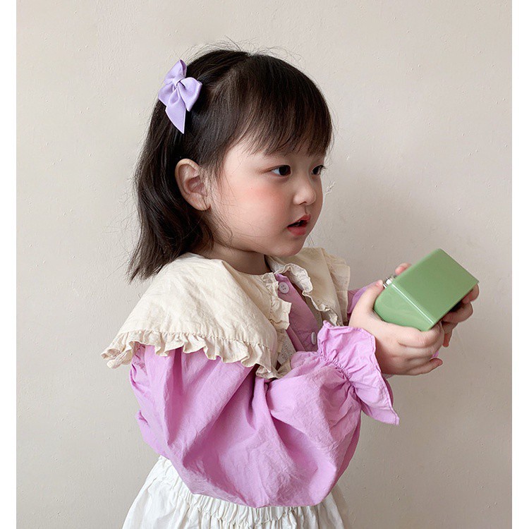 Kẹp Tóc Hình Nơ Phong Cách Hàn Quốc Dễ Thương