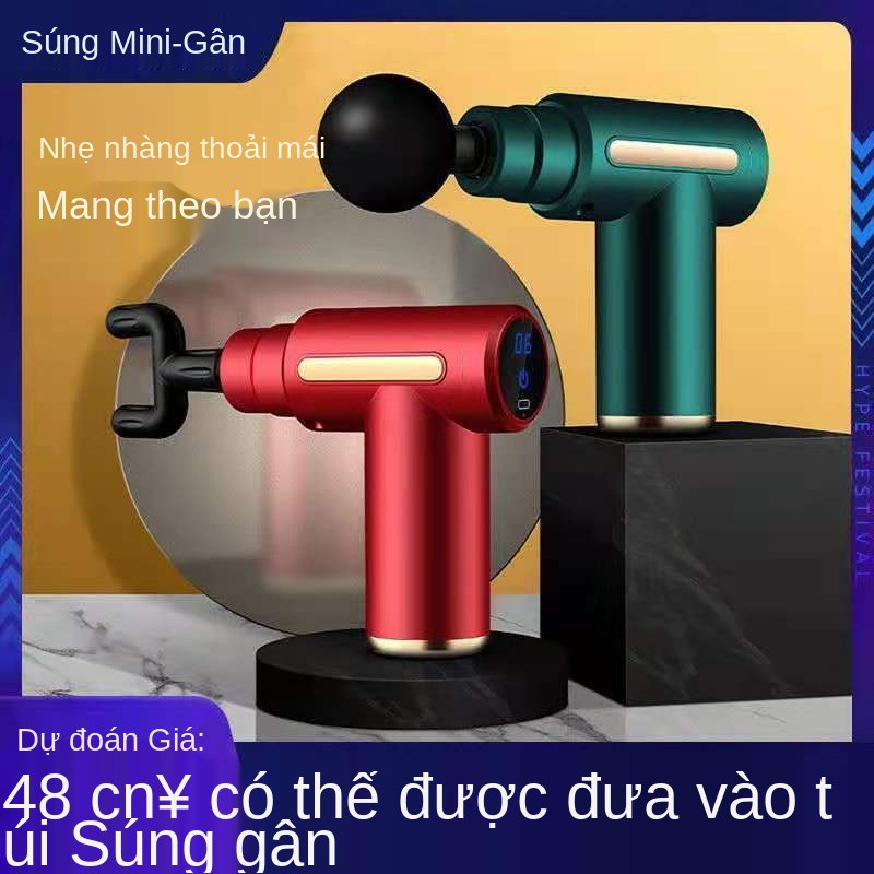 súng mini Fascia máy mát xa chân gầy nhỏ cơ bụng MIN bắp massager điện