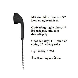 Tai nghe nhét tai Sendem X2