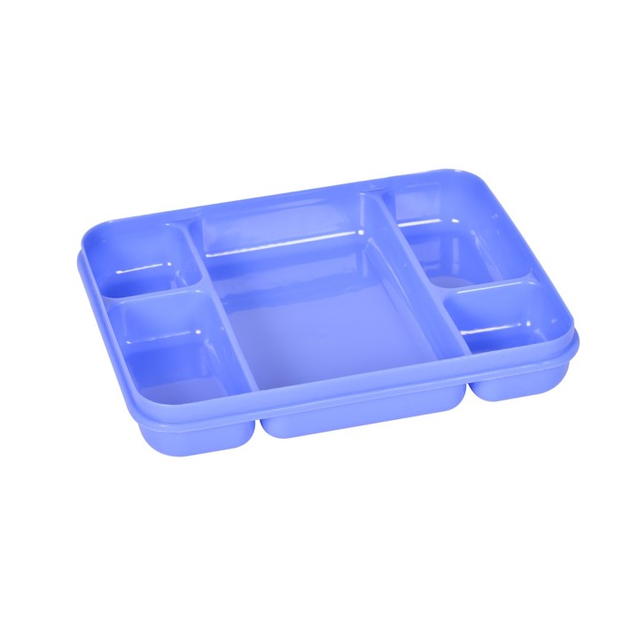 Khay Đựng Cơm Chia Phần Có Nắp Đậy 5 Ngăn Bằng Nhựa Song Long 002