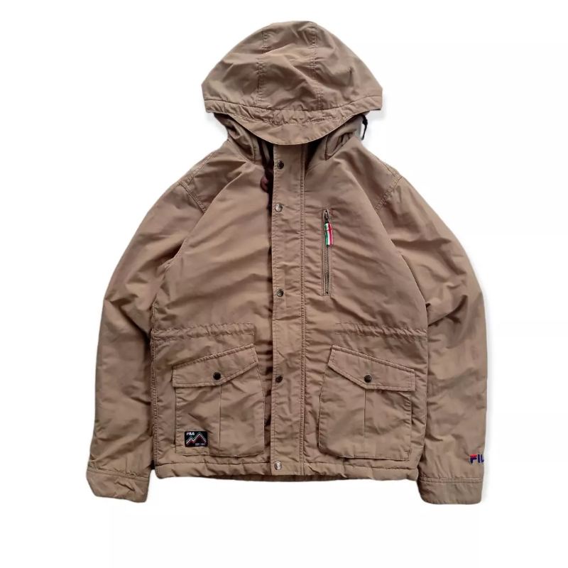 Áo Khoác Parka Fila navajo serpa Chính Hãng Màu Nâu Thương Hiệu Thứ Hai