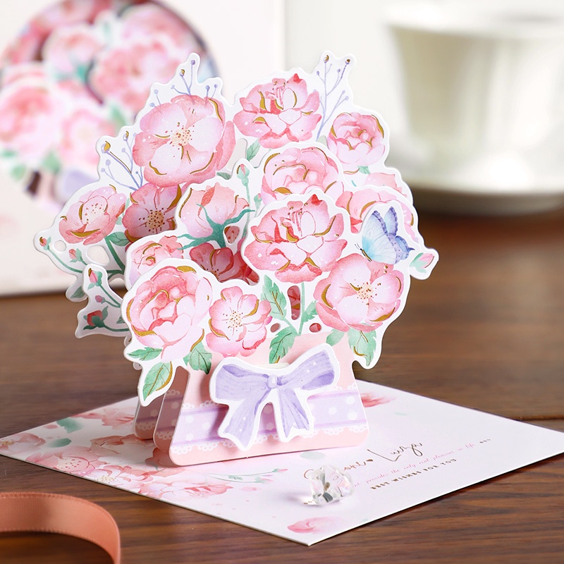 Thiệp Mừng 3D Dạng Gập Sáng Tạo Đa Ứng Dụng