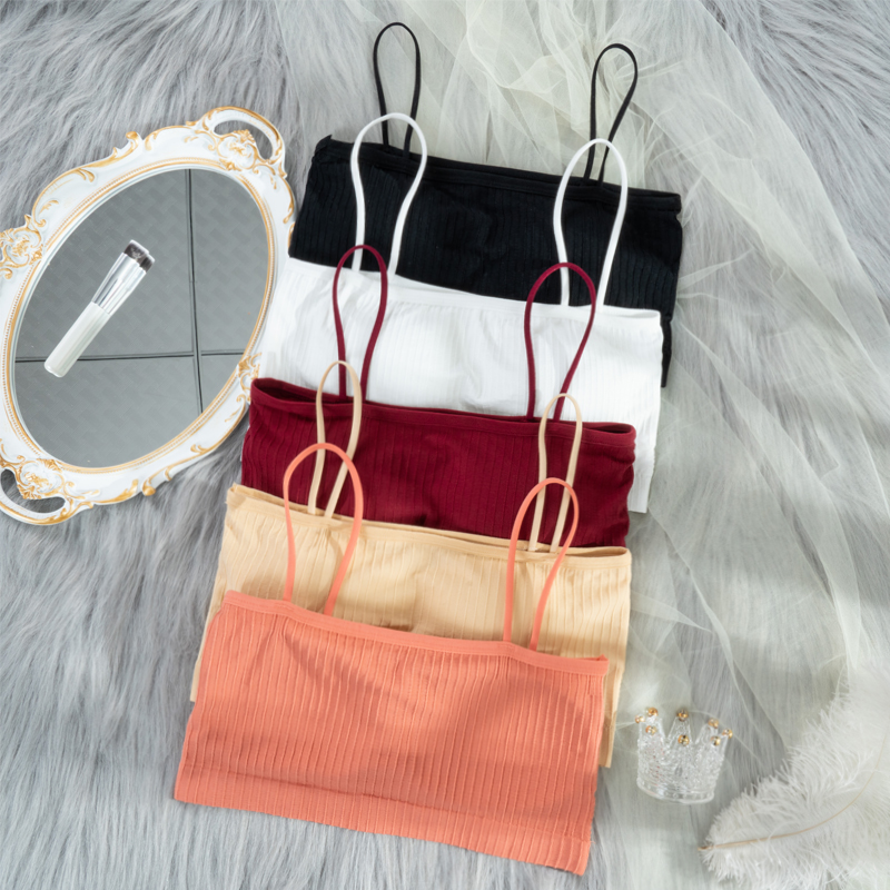 Áo lót ống cotton Hàn Quốc 5 màu tùy chọn