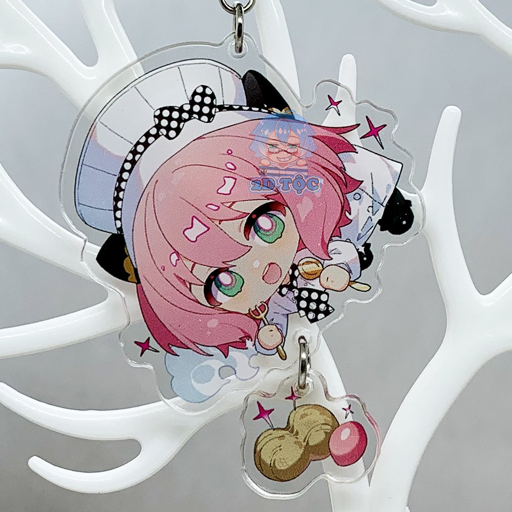 Móc Khóa Mica Trong suốt In 2 Mặt Sắc Nét Anime Manga Spy x Family Gia Đình Điệp Viên - Phụ kiện Anime by 2D Tộc Shop